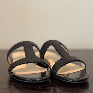 ! NWT Charter Club Lulia Black Slide Patent Sandals !